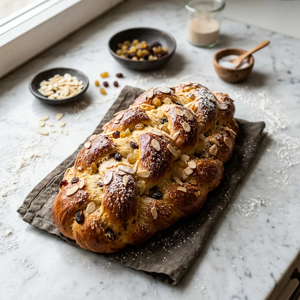 Czech Christmas Bread (Vanocka)