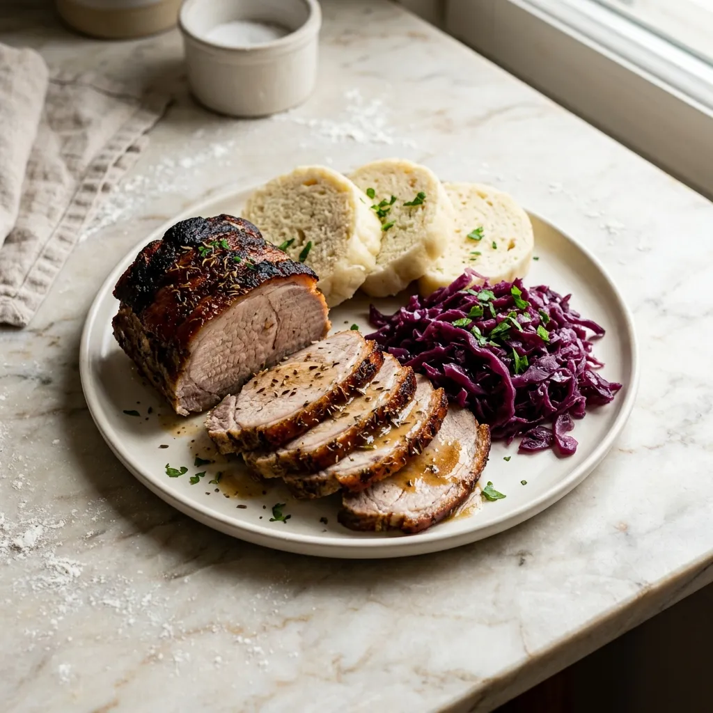 Czech Roast Pork Loin (Veprova Pecene) Recipe
