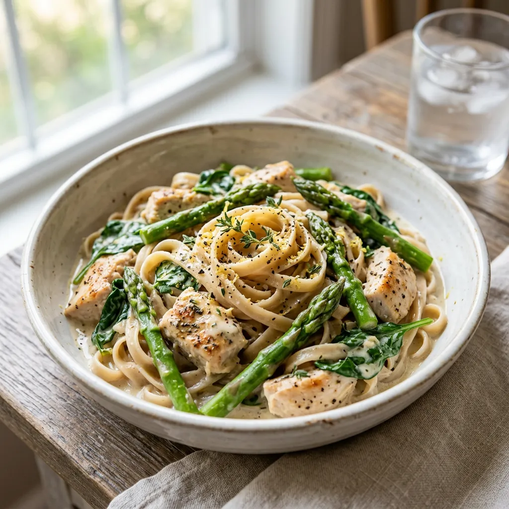 Dairy and Gluten-Free Creamy Pasta With Chicken