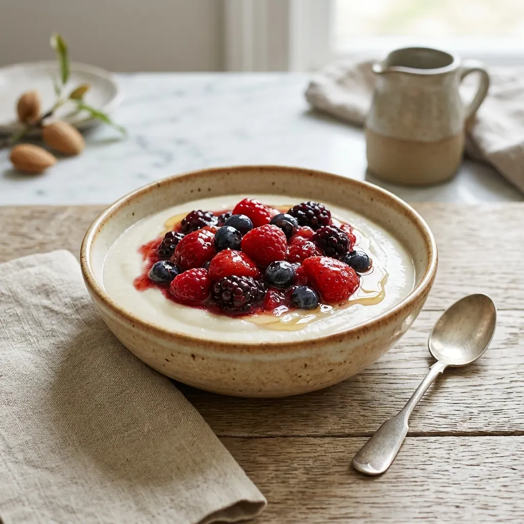 Dairy-Free Almond Milk Pudding