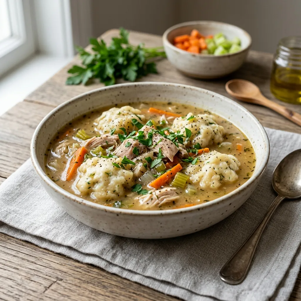 Dairy-Free Chicken and Dumplings