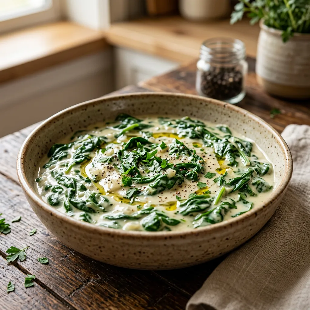 Dairy-Free Creamed Spinach