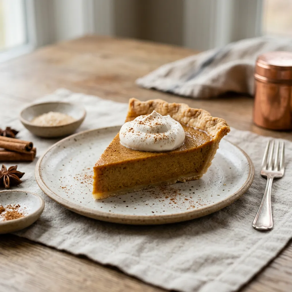 Dairy-Free Gluten-Free Pumpkin Pie