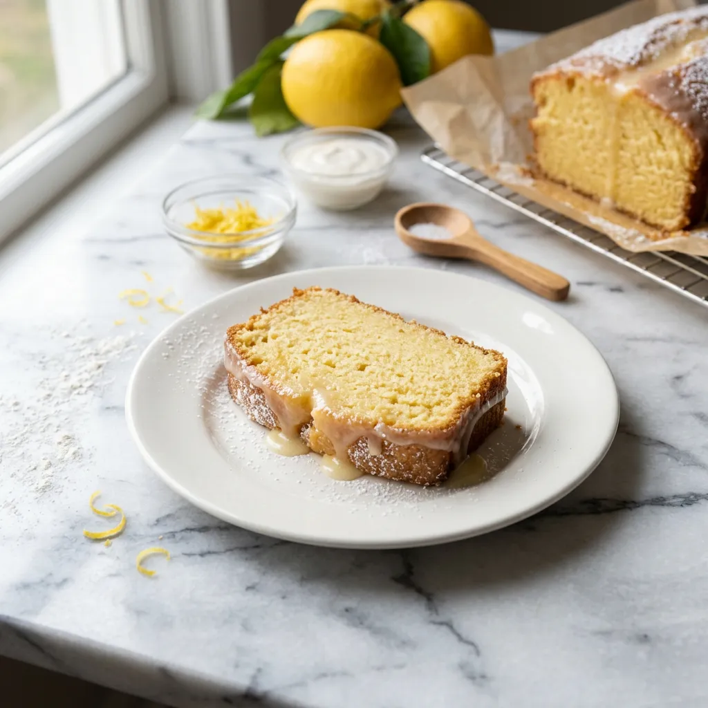 Dairy-Free Lemon Pound Cake
