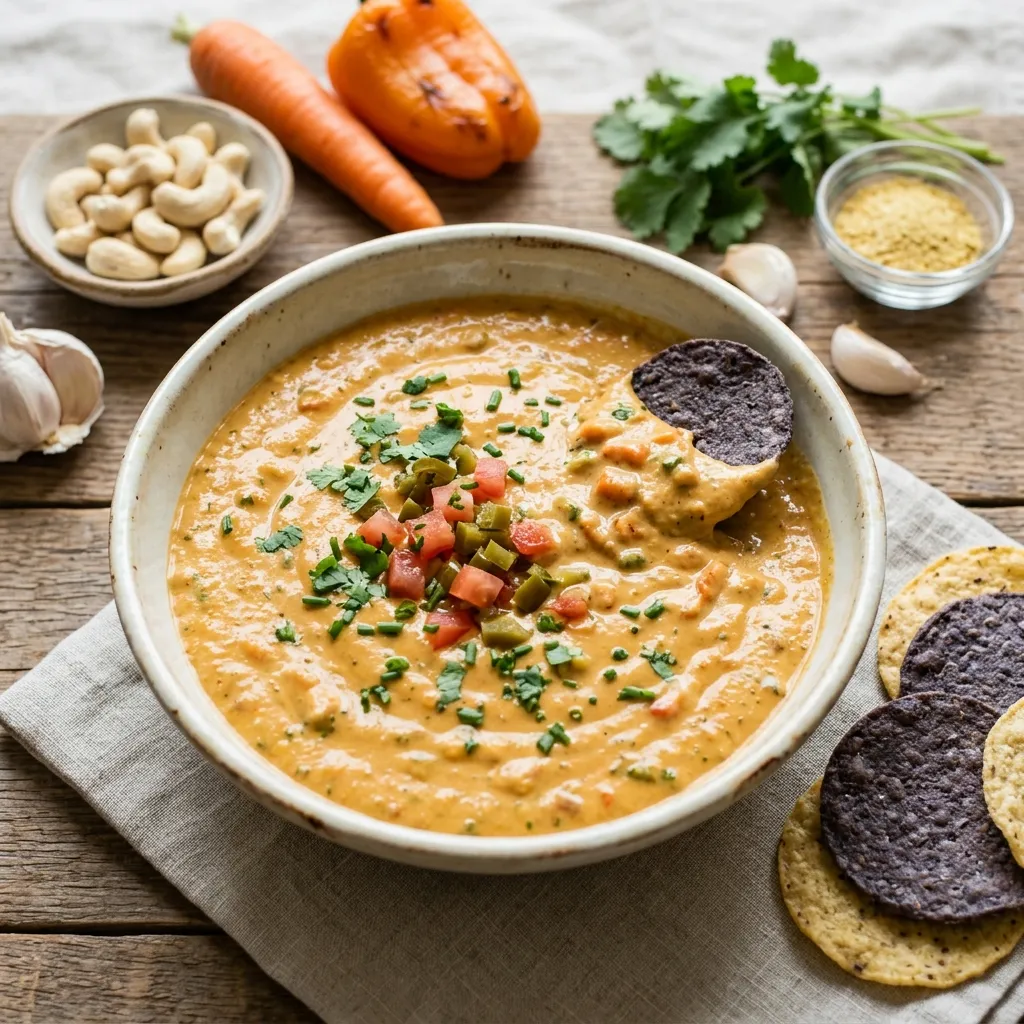 Dairy Free Salsa Con Queso