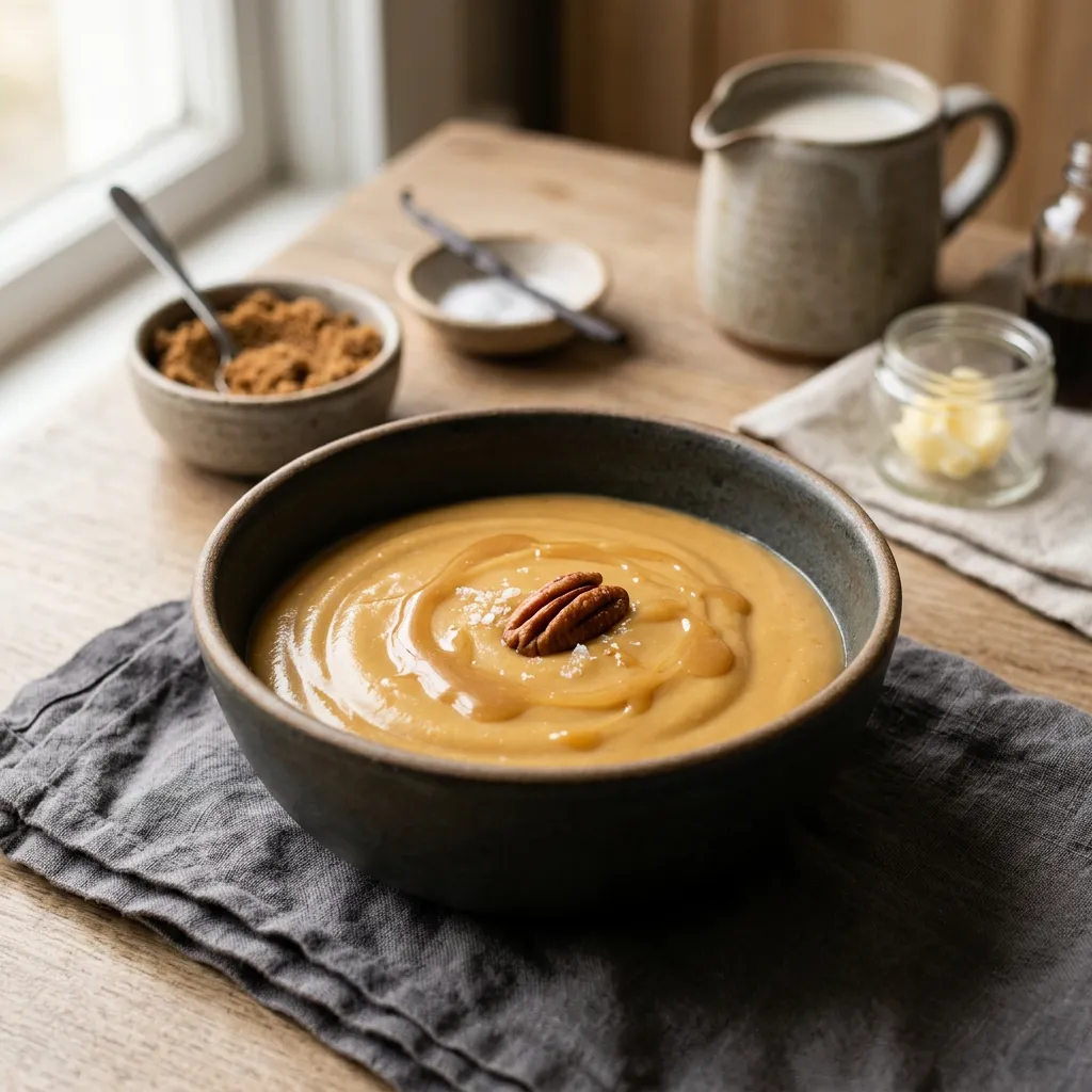 Dairy-Free, Vegan Butterscotch Pudding