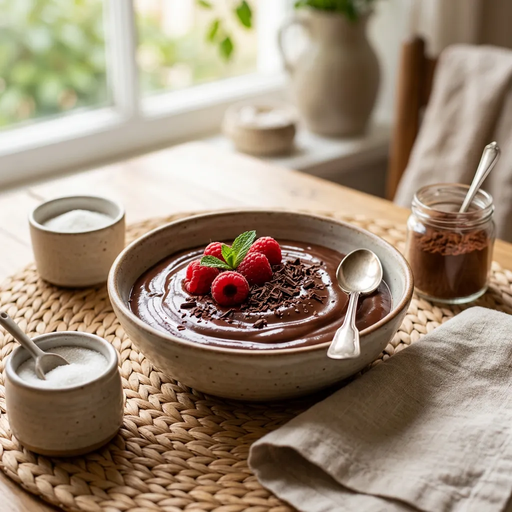Dairy-Free Vegan Chocolate Pudding