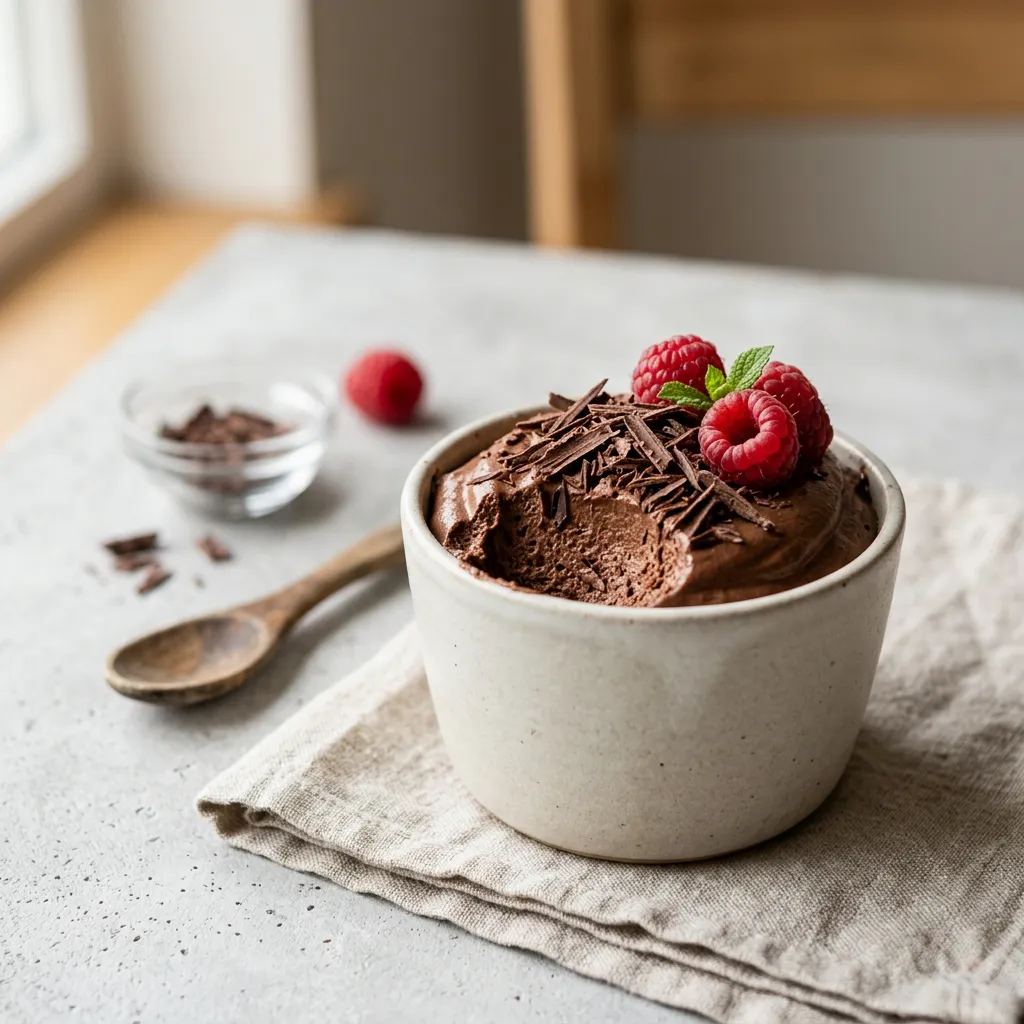 Dark Chocolate Mousse With Baileys Irish Cream Liqueur