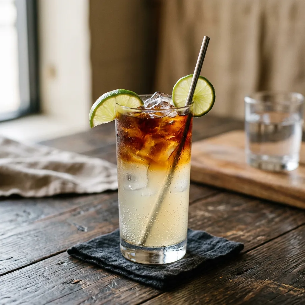 Dark 'n Stormy Cocktail