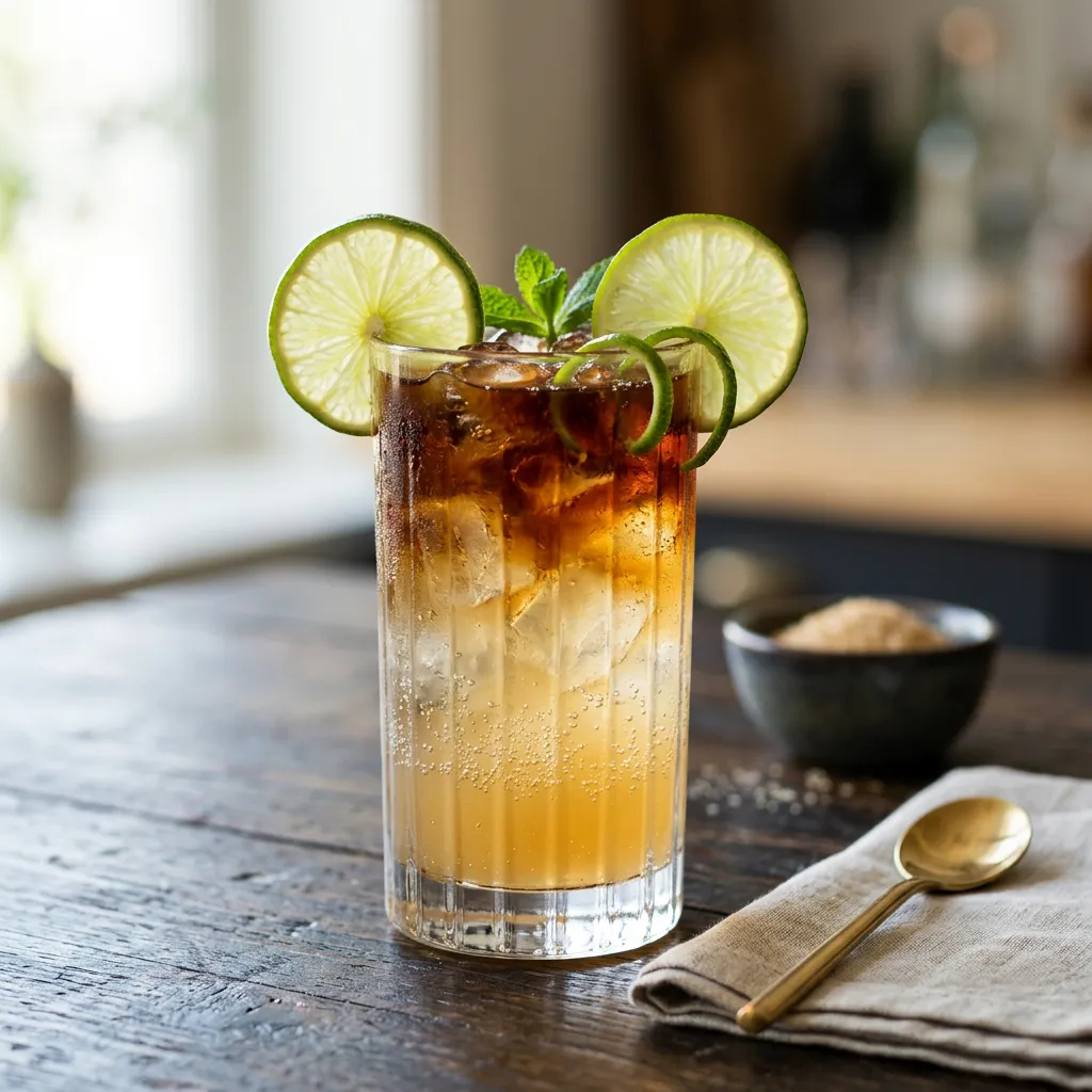 Dark 'n Stormy Mocktail Recipe