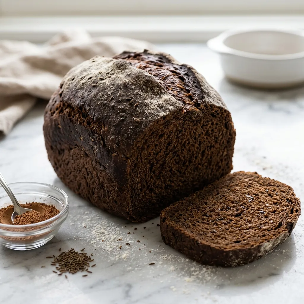 Dark Pumpernickel Bread