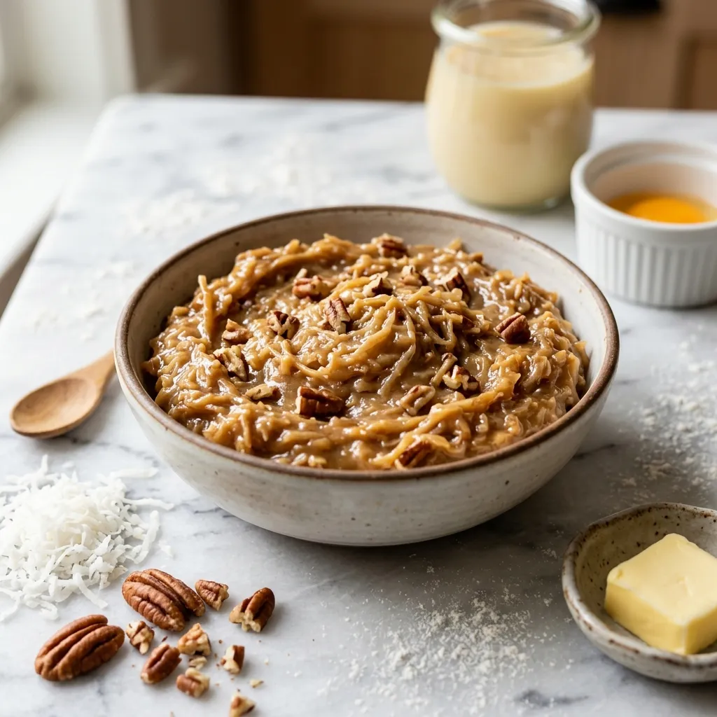 Deadly Coconut Pecan Frosting