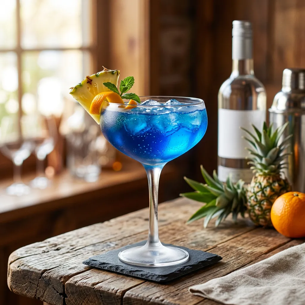 Deep Blue Sea Martini