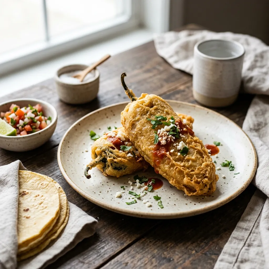 Deep-Fried Chiles Rellenos