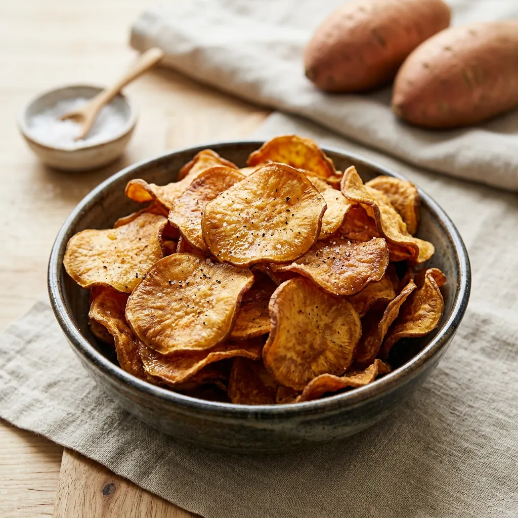 Deep-Fried Sweet Potato Chips