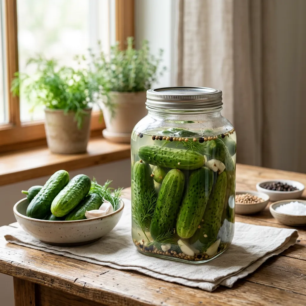 Deli-Style Half Sour Pickles