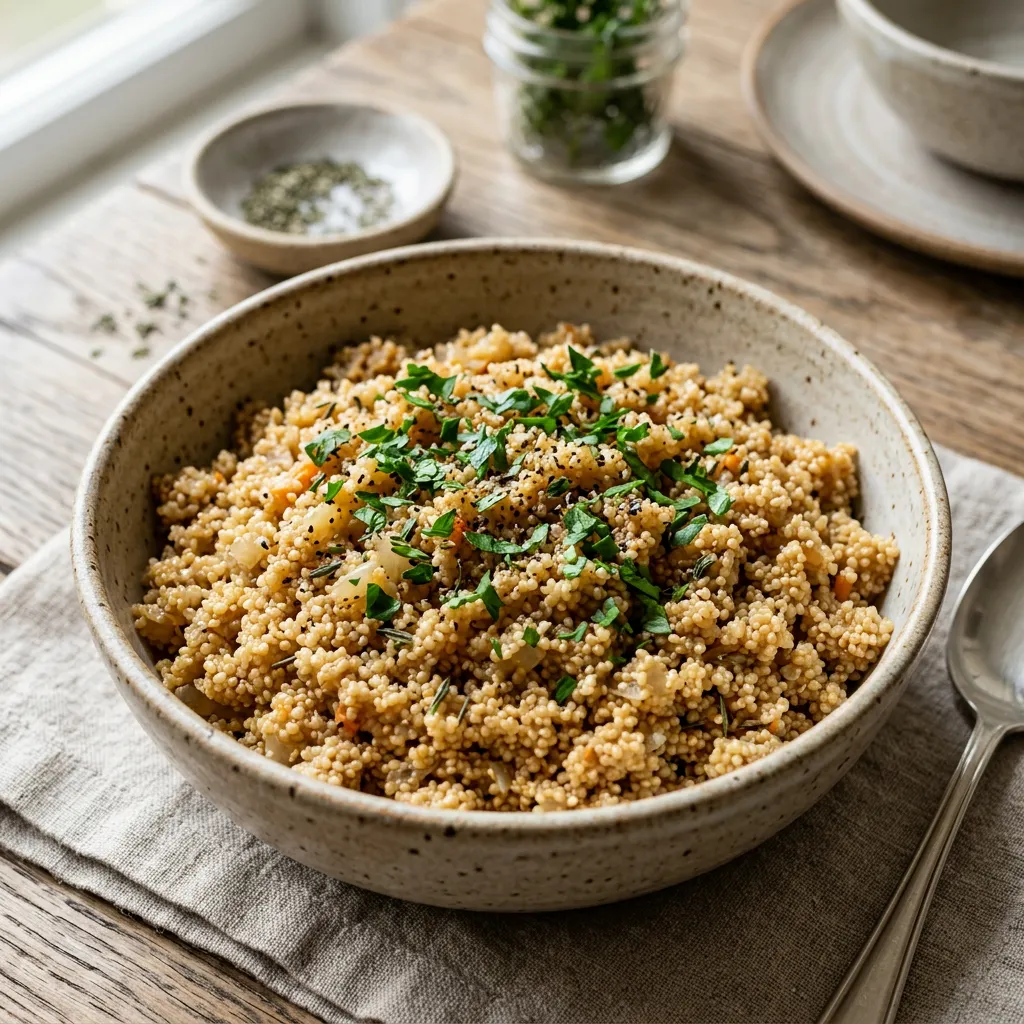 Delicious Amaranth Pilaf