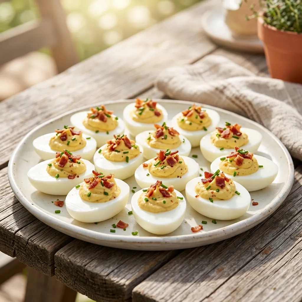 Deviled Eggs with Bacon