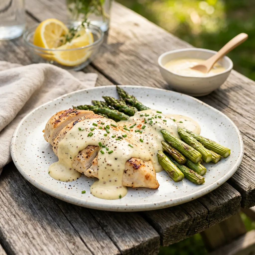 Dijon-Mustard Infused Hollandaise Sauce