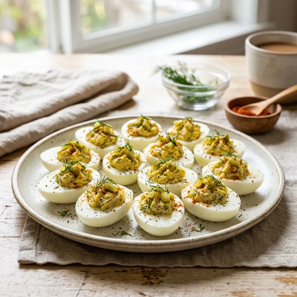 Dilly Deviled Eggs