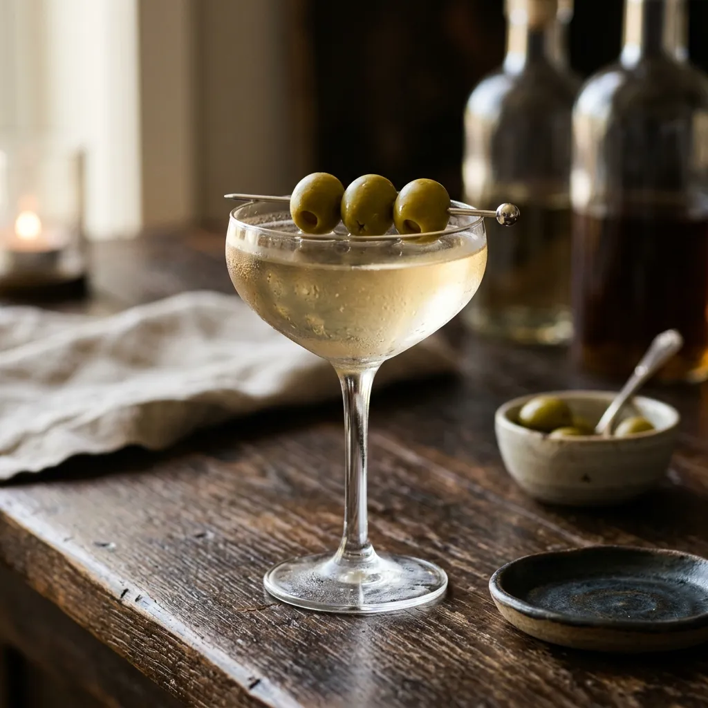 Dirty Tequila Martini