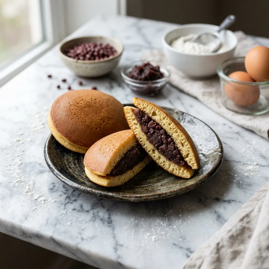 Dorayaki: Japanese Sweet-Filled Pancakes