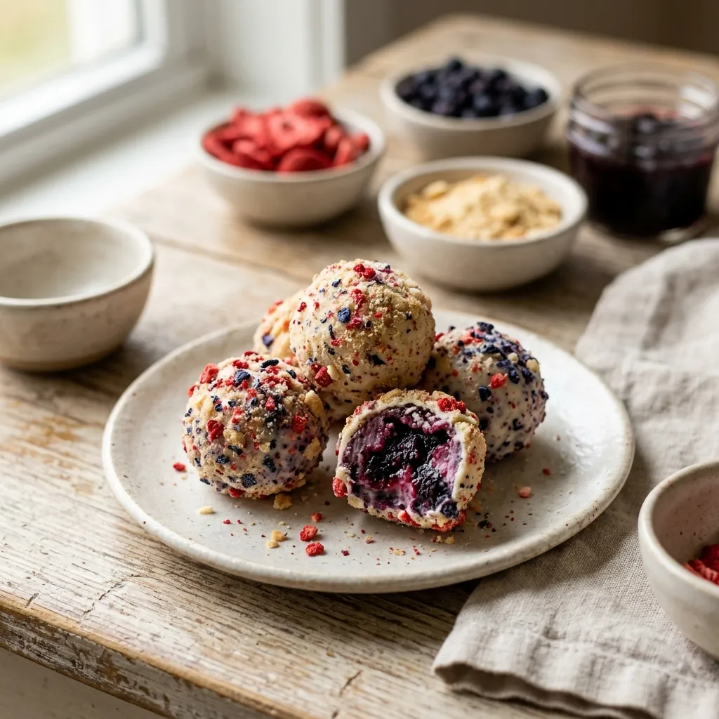 Double Berry Truffles