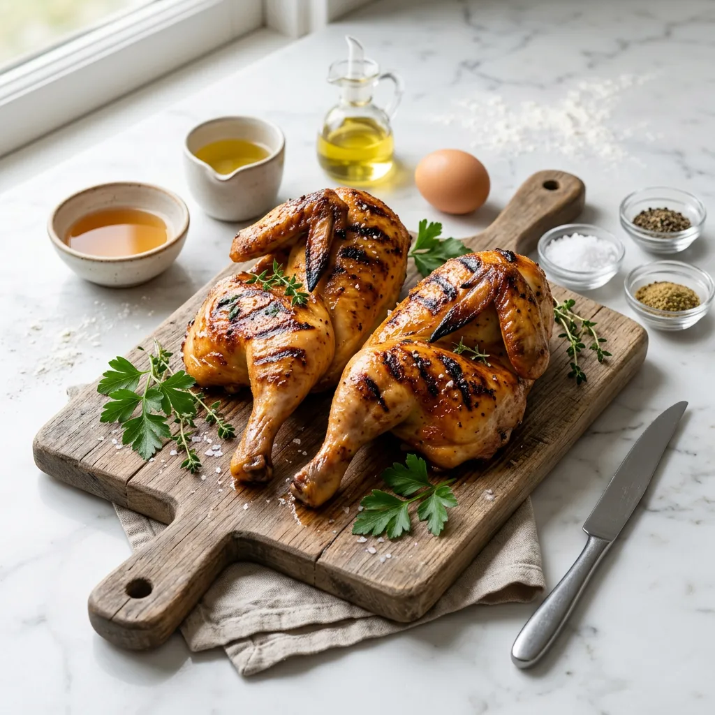 Finished Dr. Baker's Original Cornell Chicken Recipe dish