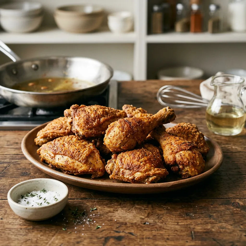 Finished Dr. Martin Luther King Jr.'s Favorite Southern Pan-Fried Chicken dish