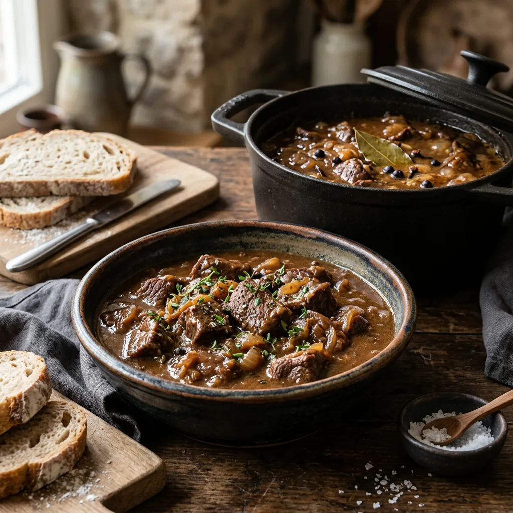 Draadjesvlees (Traditional Dutch Slow-Braised Beef)