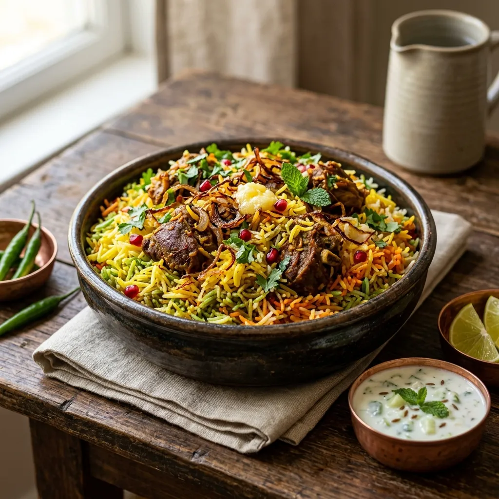 Dum Pukht Biryani - Slow Cooked Biryani