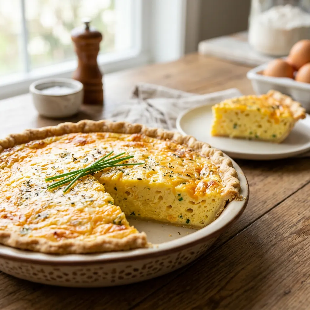 Easiest Cheese Quiche