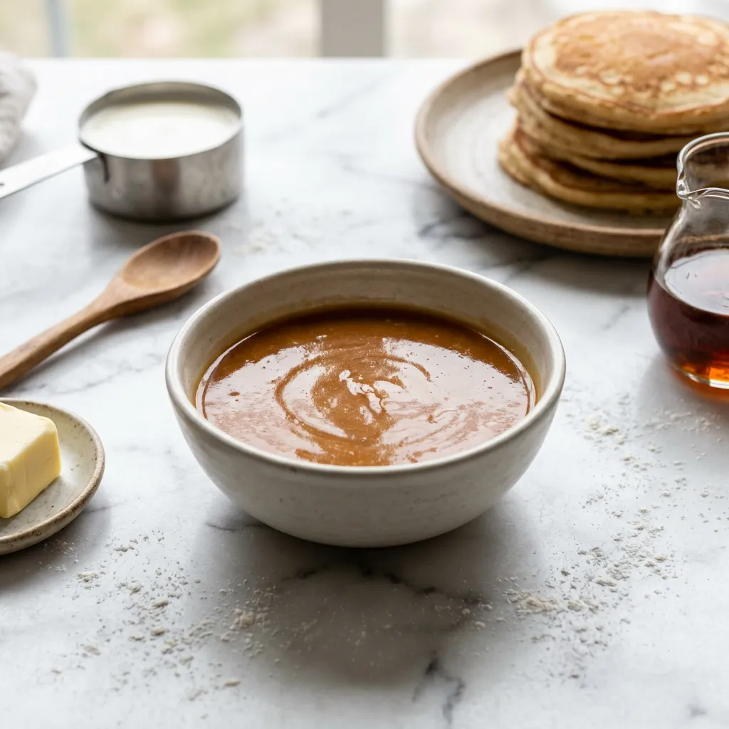 Easy 3-Ingredient Maple Cream Sauce