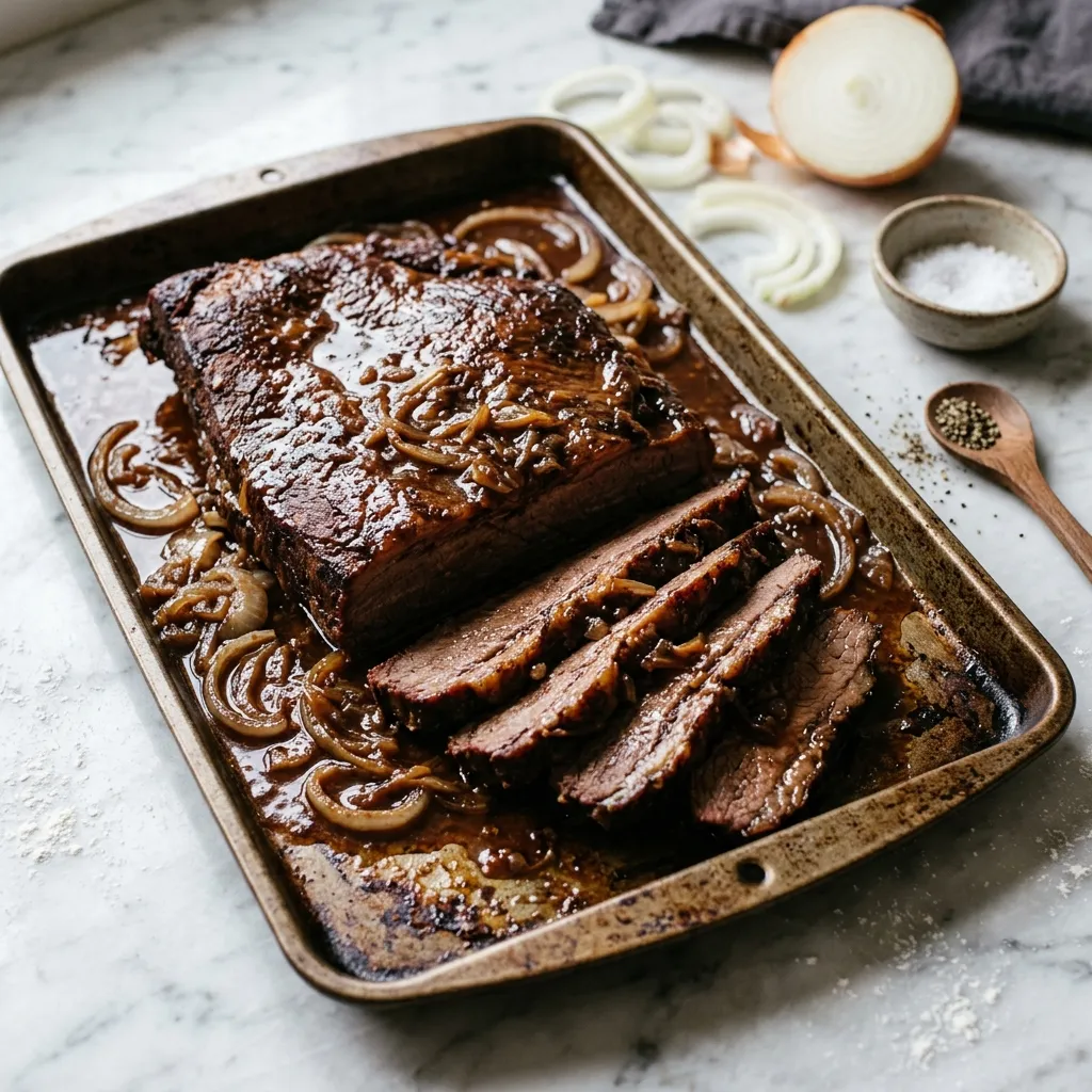 Easy 4-Ingredient Baked Brisket