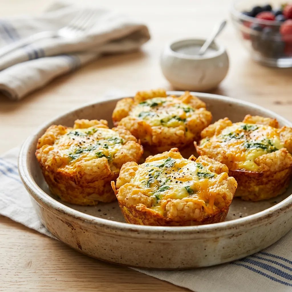 Easy and Crispy Hash Brown Breakfast Bites