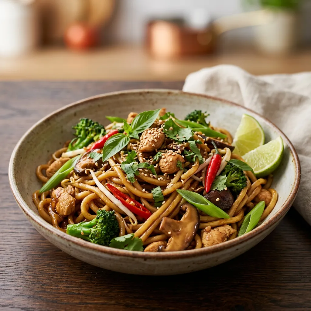 Easy Bangkok Street Vendor Noodles