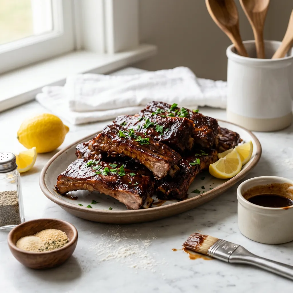 Easy Barbecue Baked Spareribs