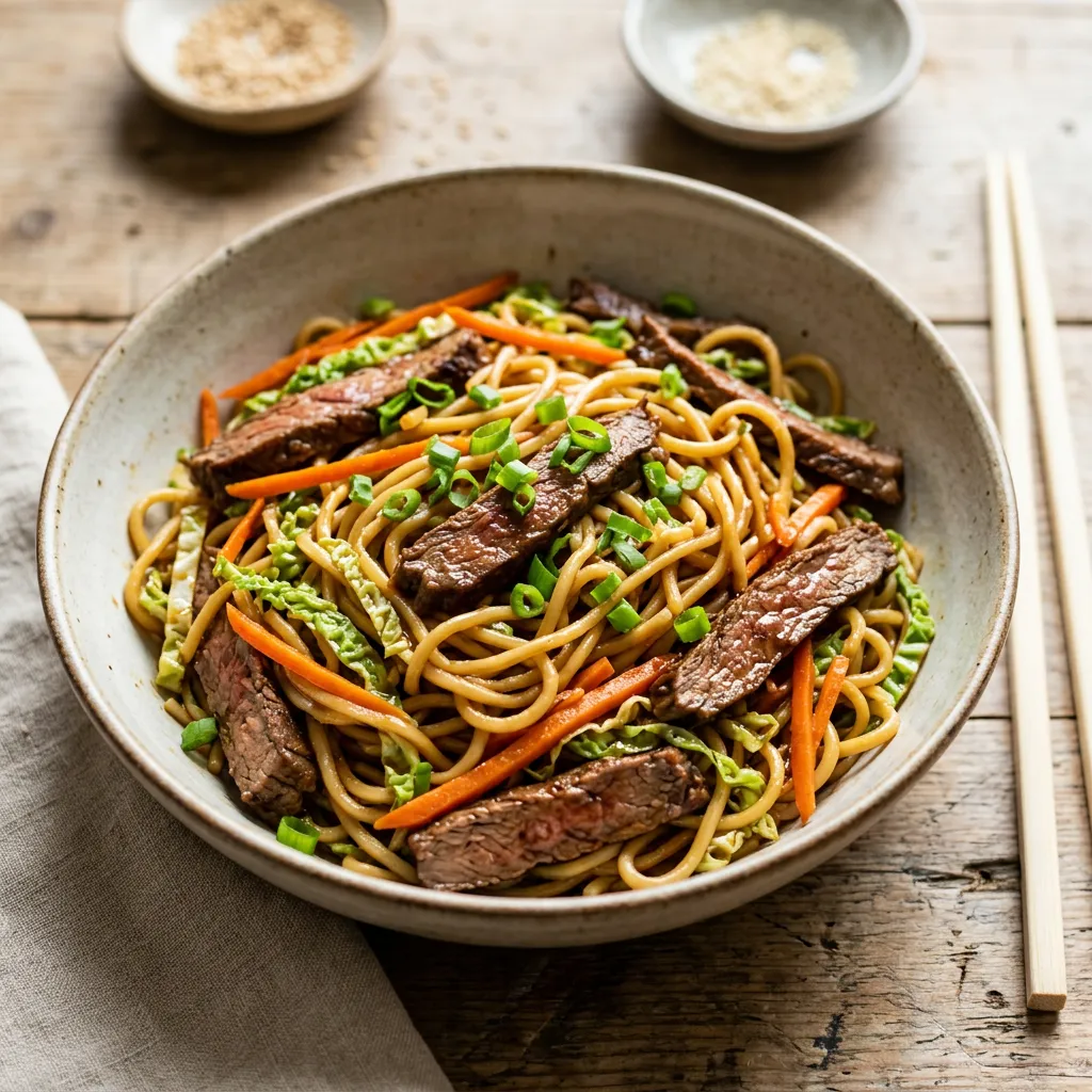 Easy Beef Lo Mein