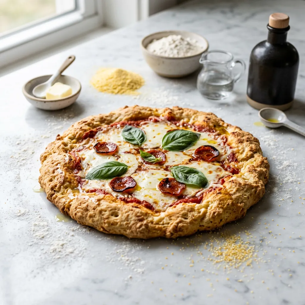 Easy Biscuit Pizza Crust