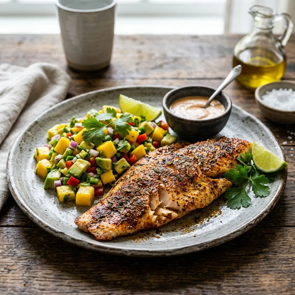 Easy Broiled Red Snapper With Cajun Seasonings