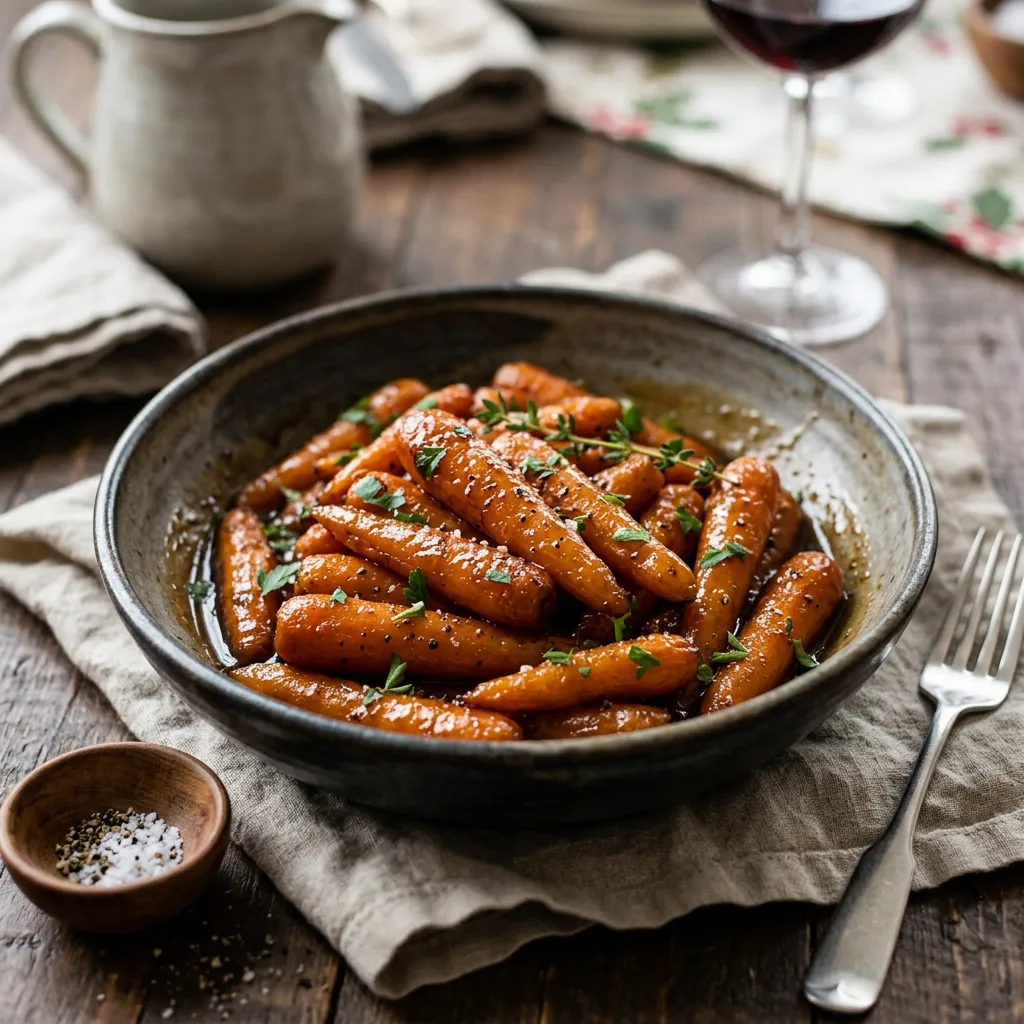 Easy Brown Sugar Glazed Carrots