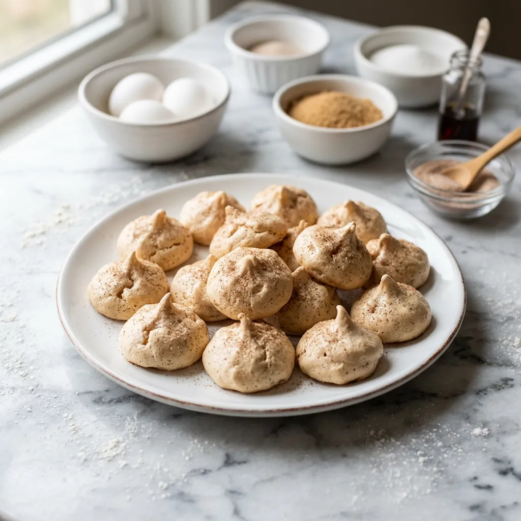 Easy Brown Sugar Meringue Cookies