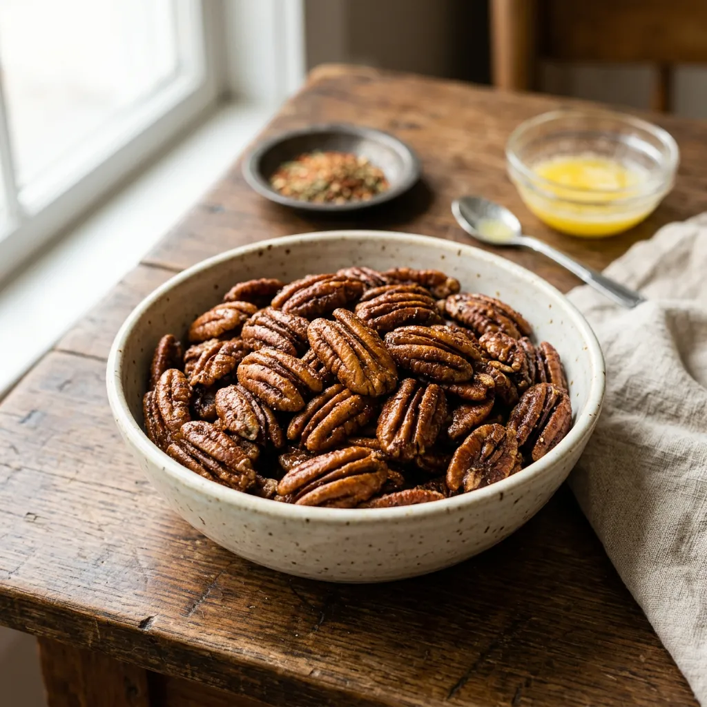 Easy Cajun-Seasoned Pecans