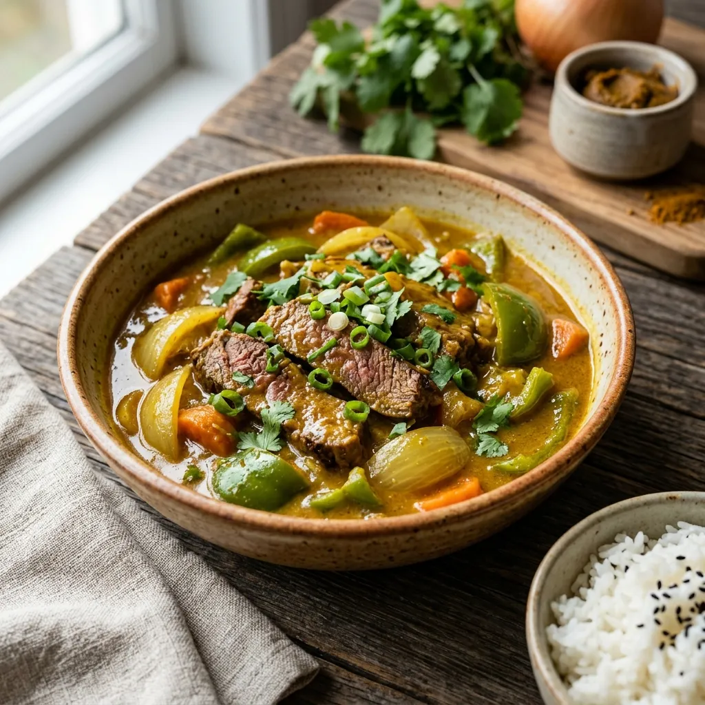Easy Cantonese Beef Curry