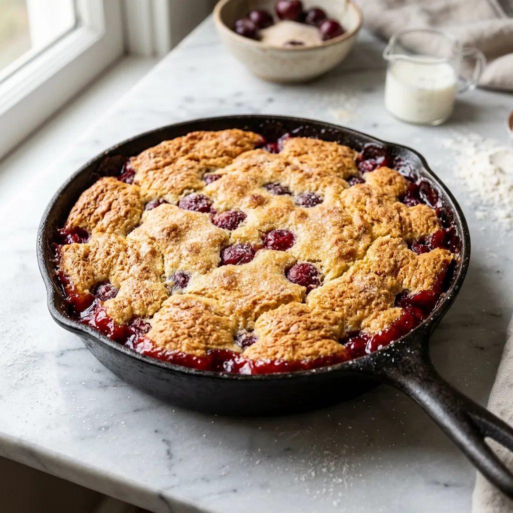 Easy Cherry Cobbler Recipe