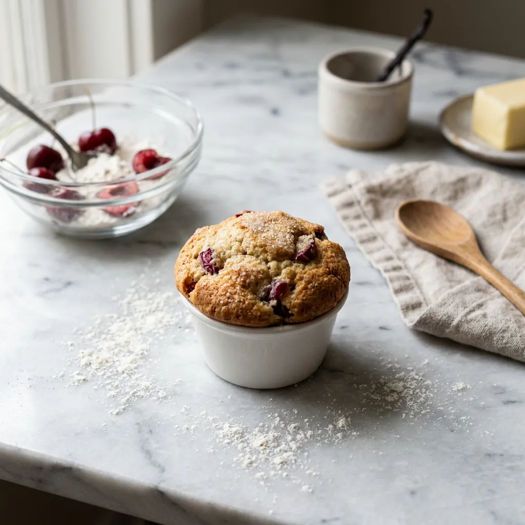 Easy Cherry Muffins