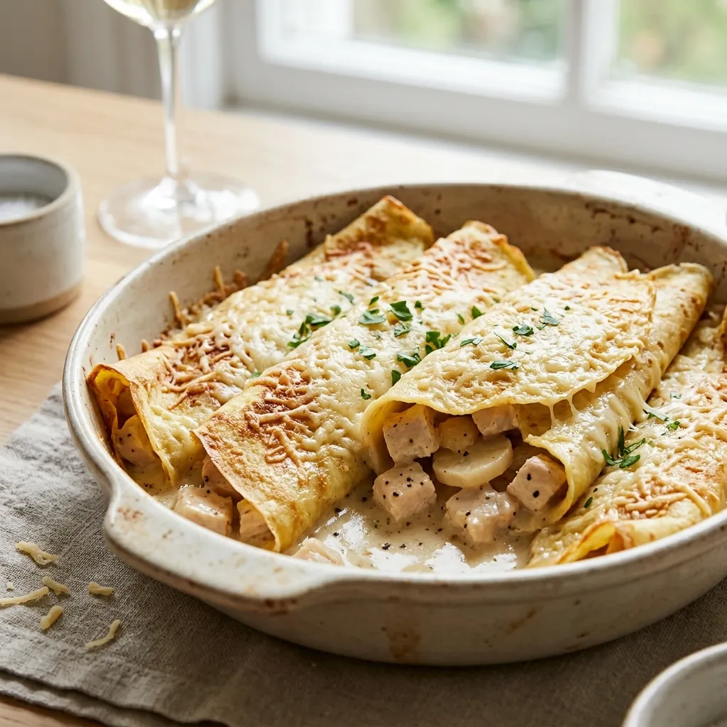 Easy Chicken Crepes
