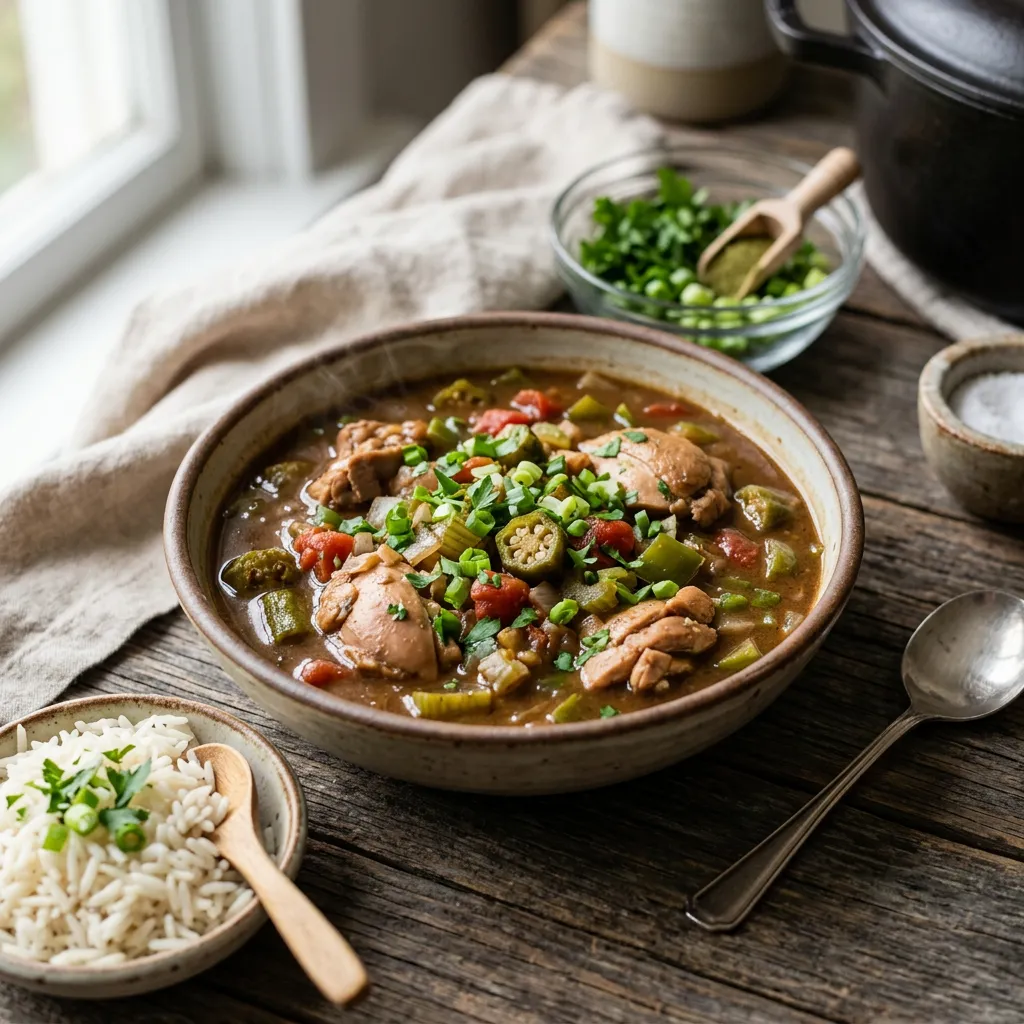 Easy Chicken Gumbo Recipe