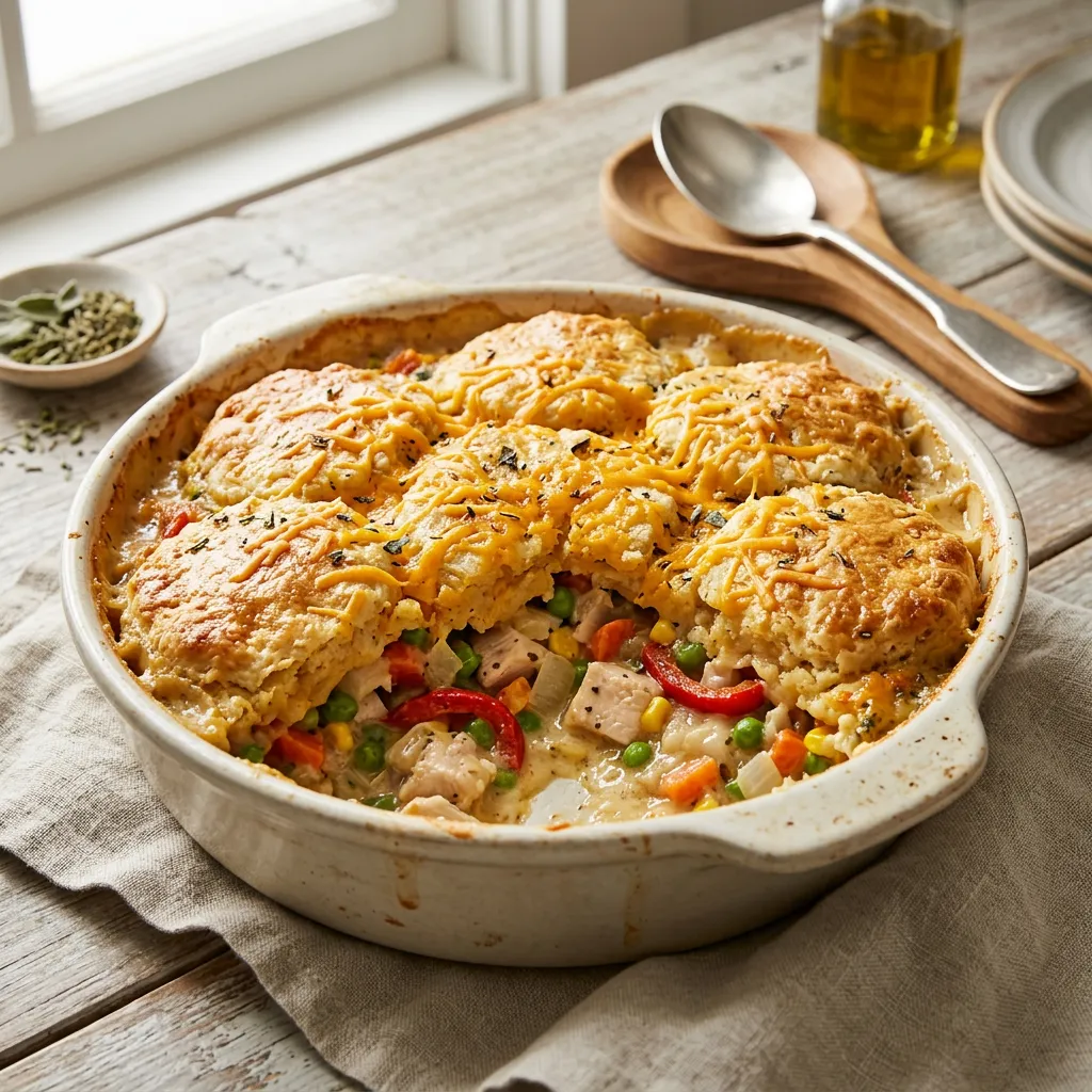 Easy Chicken Pot Pie Casserole