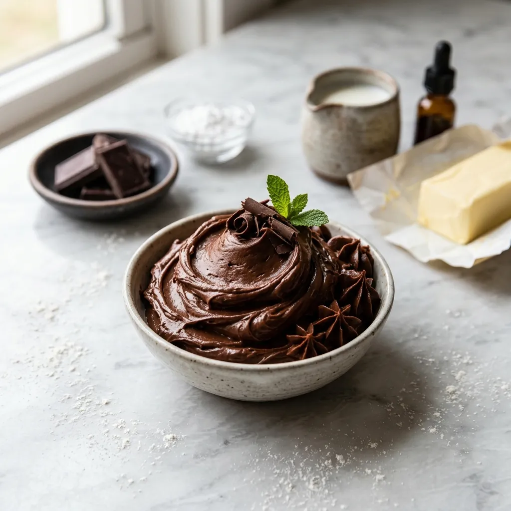 Easy Chocolate Buttercream Icing